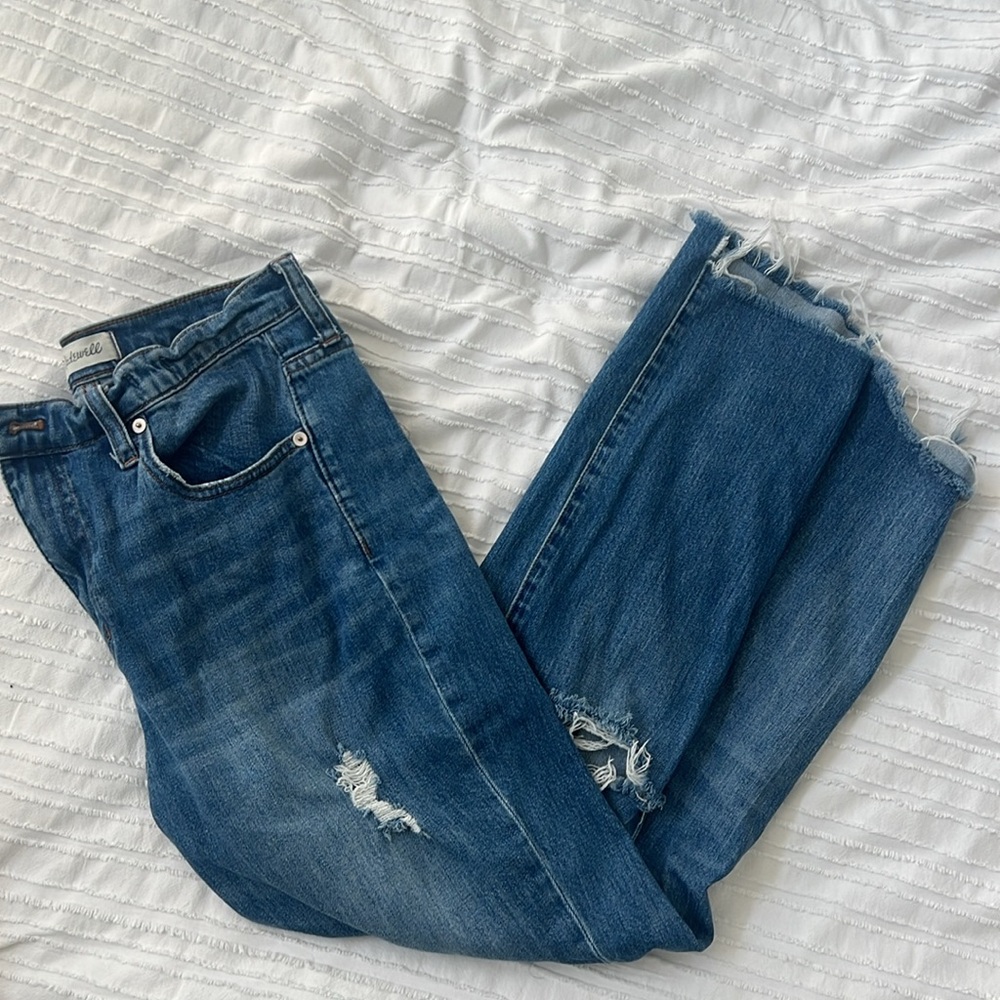 Madewell the High Rise Slim Boy Jean